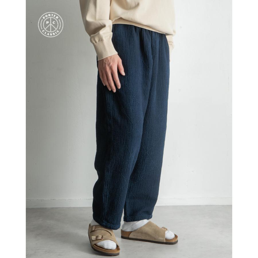 PORTER CLASSIC（ポータークラシック） イージーパンツ 刺し子