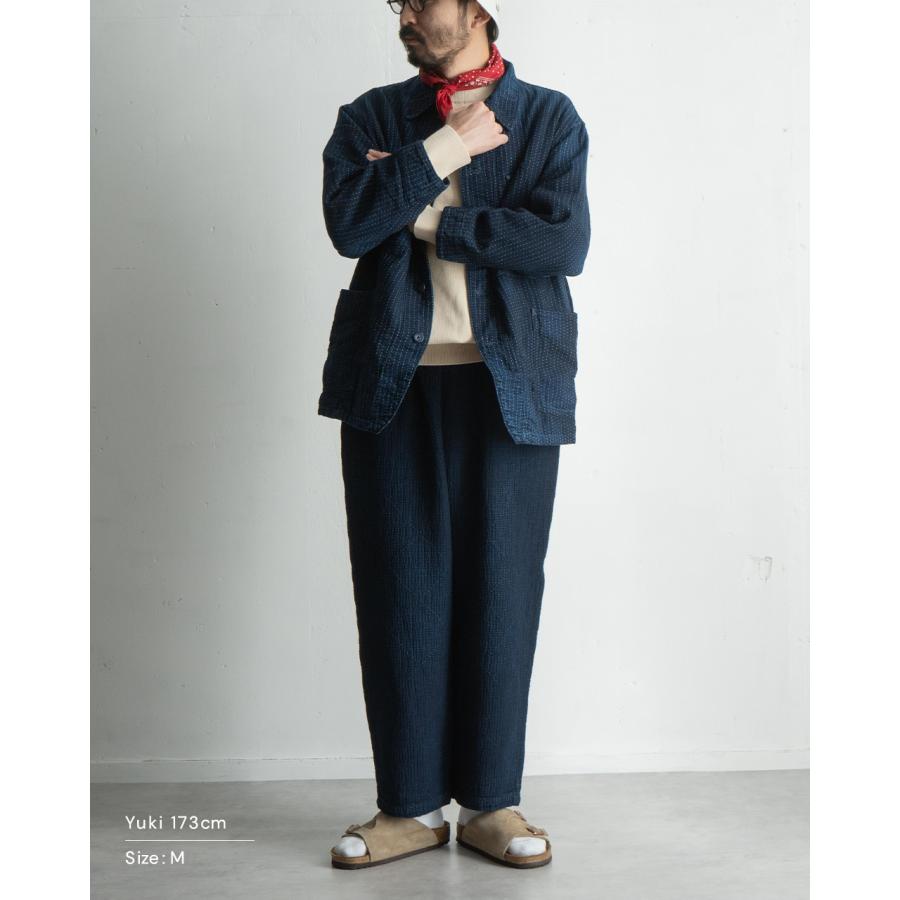 PORTER CLASSIC（ポータークラシック） イージーパンツ 刺し子