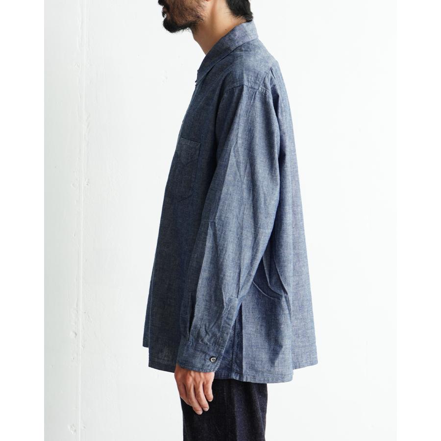 SALE ポストオーバーオールズ POSTOVERALLS デニムシャツ