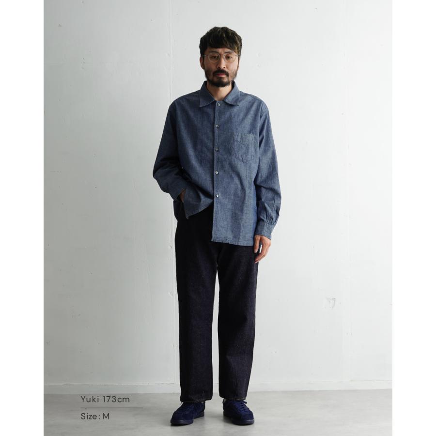 SALE ポストオーバーオールズ POSTOVERALLS デニムシャツ