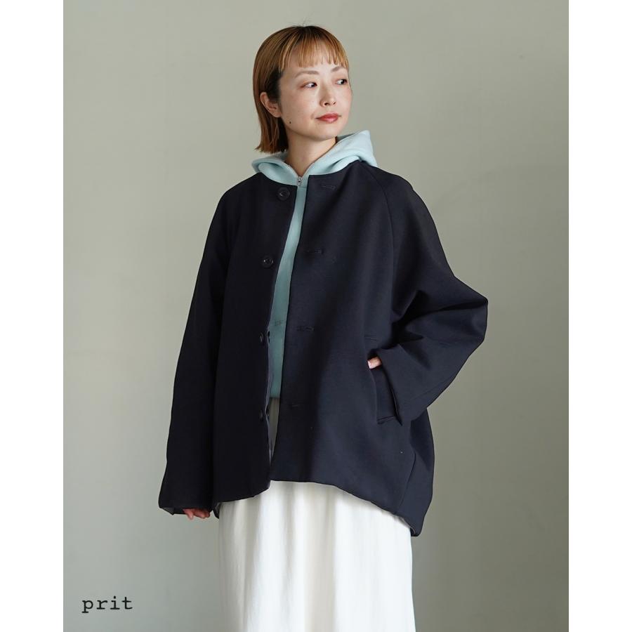 prit（プリット） SALE！プリット アウター リバーシブルノーカラー