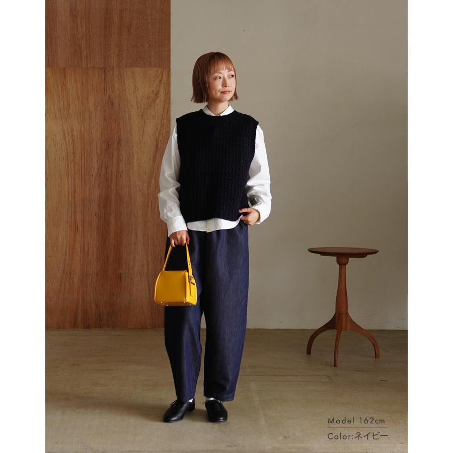 プリット prit パンツ ニットデニム スロウパンツ P70603 : Crouka