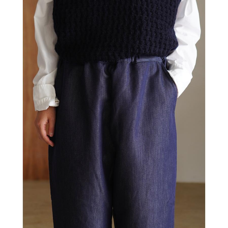 プリット prit パンツ ニットデニム スロウパンツ P70603 : Crouka