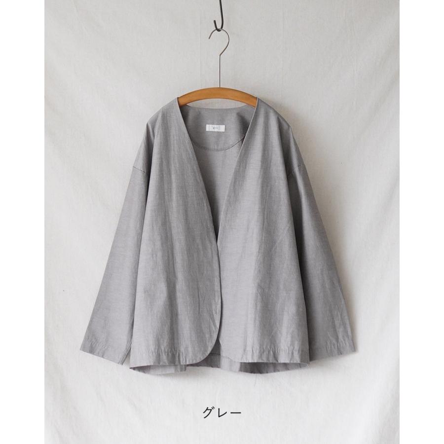 prit（プリット） 綿麻ストレッチ トッパージャケット レディース