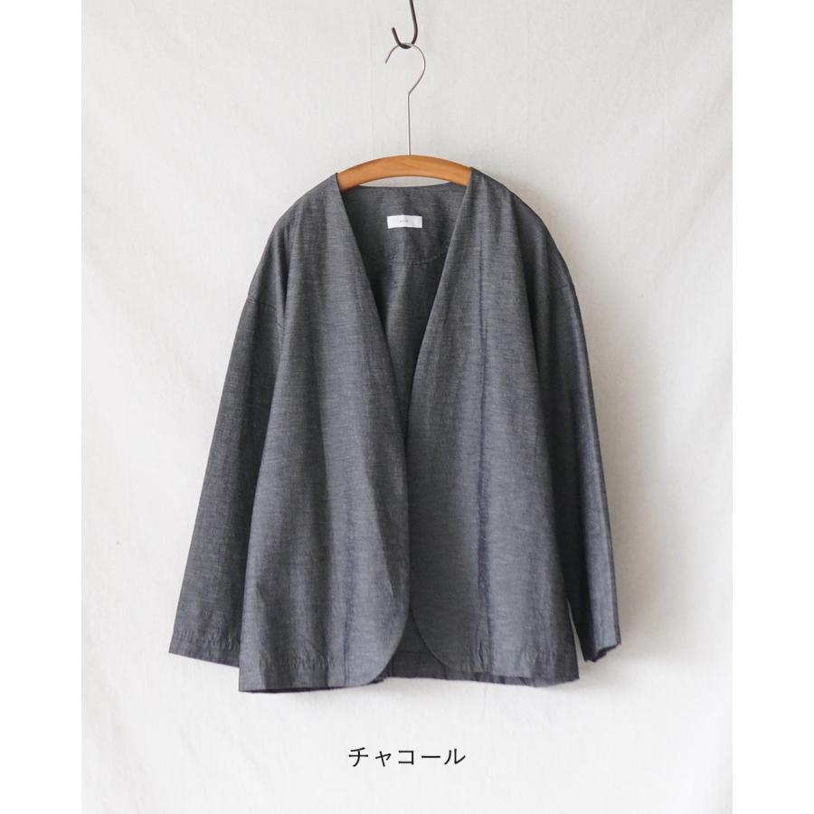 prit（プリット） 綿麻ストレッチ トッパージャケット レディース