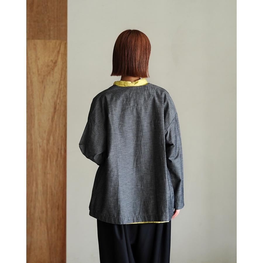 prit（プリット） 綿麻ストレッチ トッパージャケット レディース