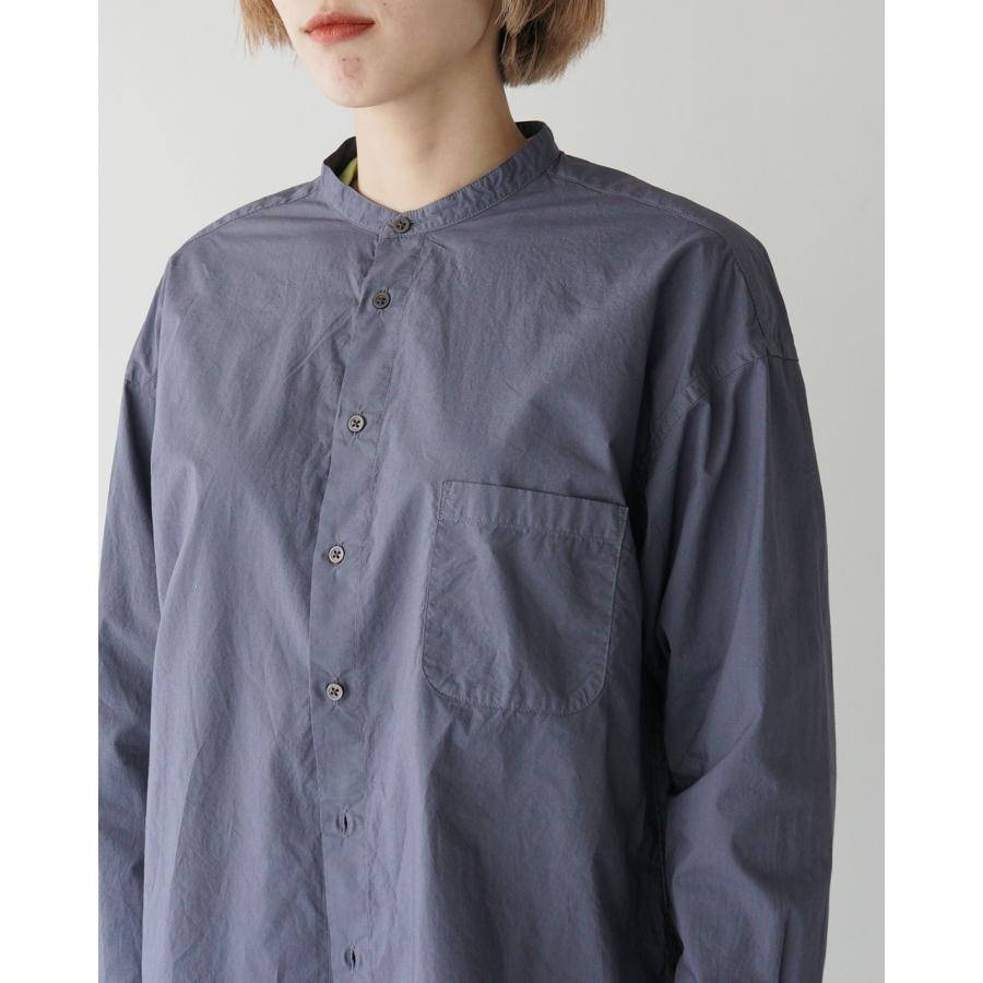 prit（プリット） SALE！プリット バンドカラーシャツ レディース 80/1 