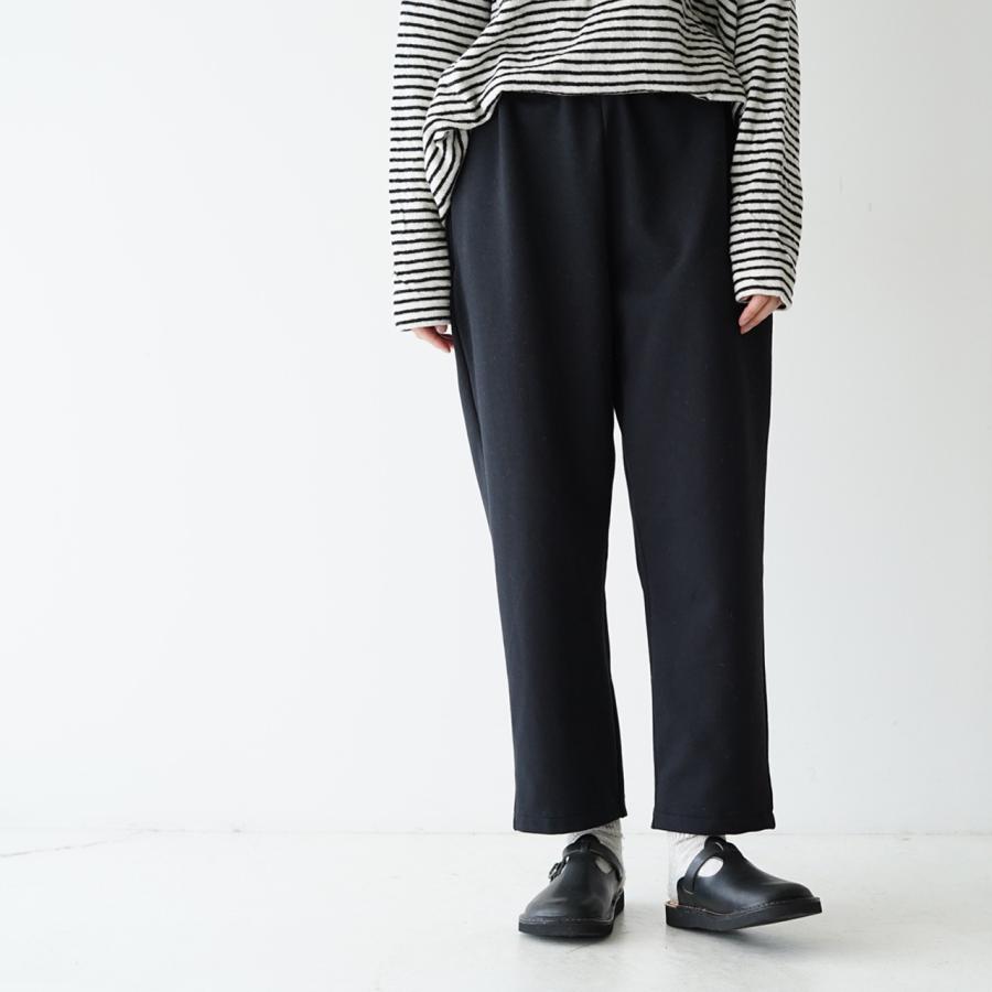 prit（プリット） ツイル ストレッチ ジャージ 裏起毛 テーパード