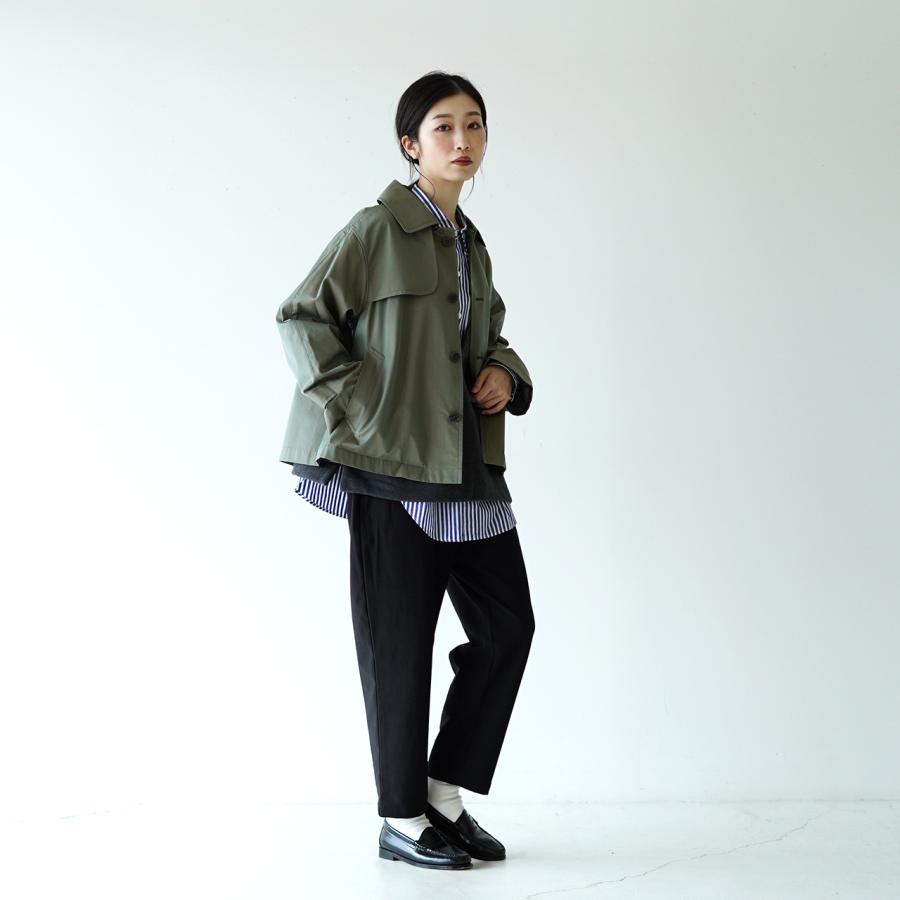 prit（プリット） ツイル ストレッチ ジャージ 裏起毛 テーパード