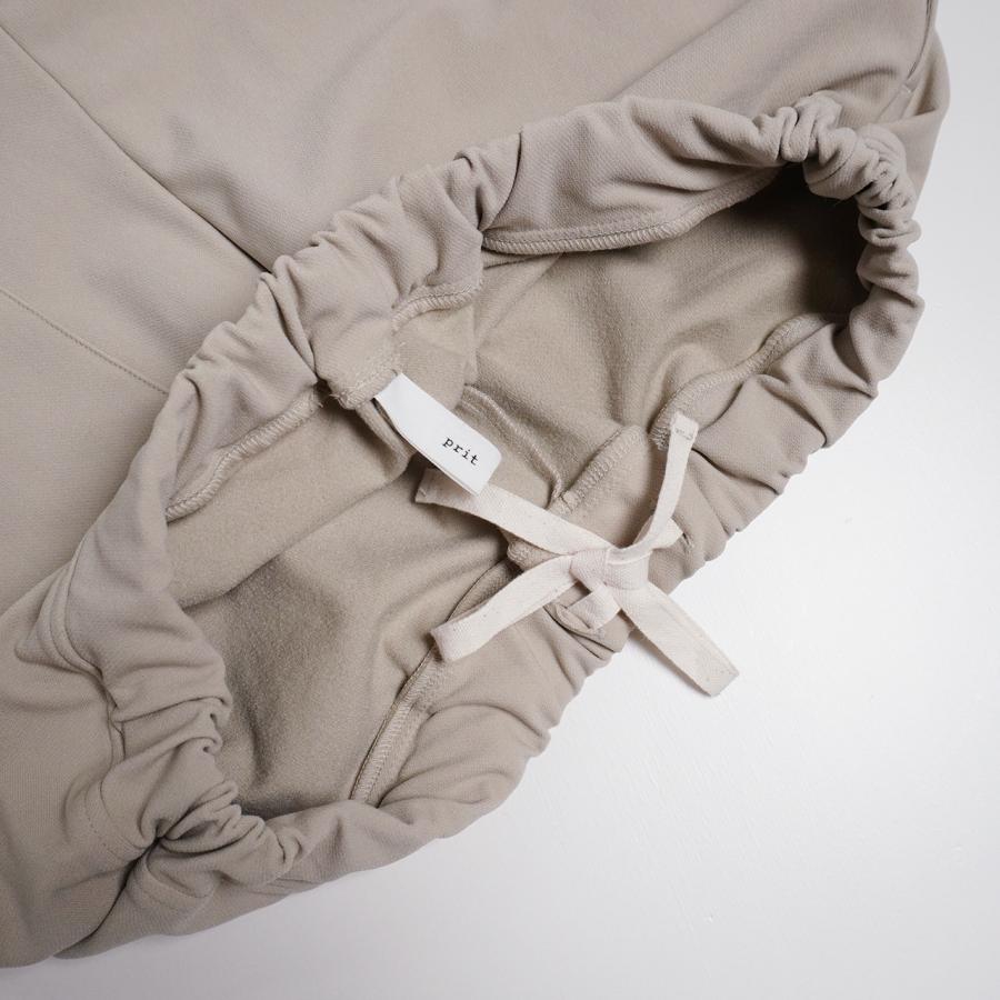 prit（プリット） ツイル ストレッチ ジャージ 裏起毛 テーパード