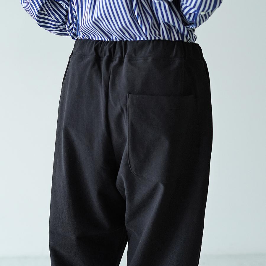 prit（プリット） ツイル ストレッチ ジャージ 裏起毛 テーパード