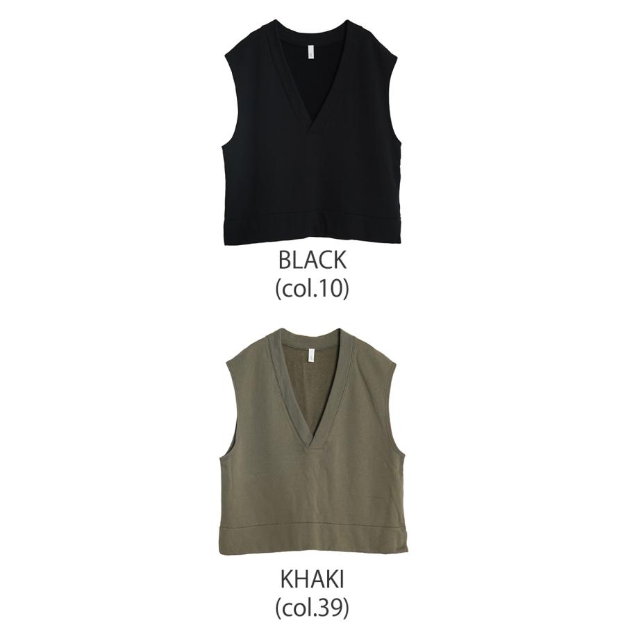 prit（プリット） SALE！ prit Vネック ベスト V NECK VEST ブラック