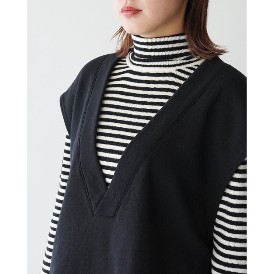 prit（プリット） SALE！ prit Vネック ベスト V NECK VEST ブラック