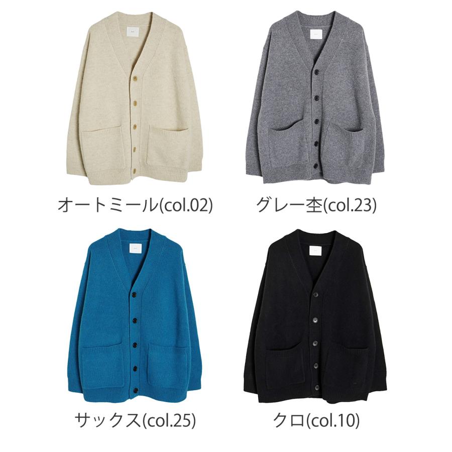 prit（プリット） カーディガン 2/16 ウール 5G 天竺編み Vネック