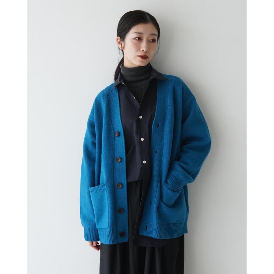 prit（プリット） カーディガン 2/16 ウール 5G 天竺編み Vネック