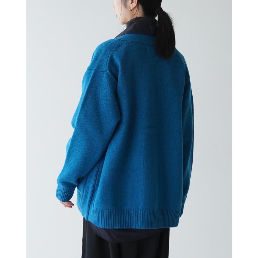 prit（プリット） カーディガン 2/16 ウール 5G 天竺編み Vネック