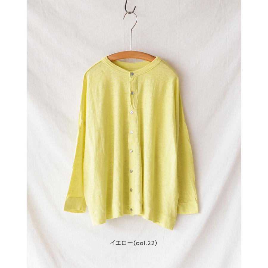 prit（プリット） SALE！プリット カーディガン 40/1 ヨーロッパリネン