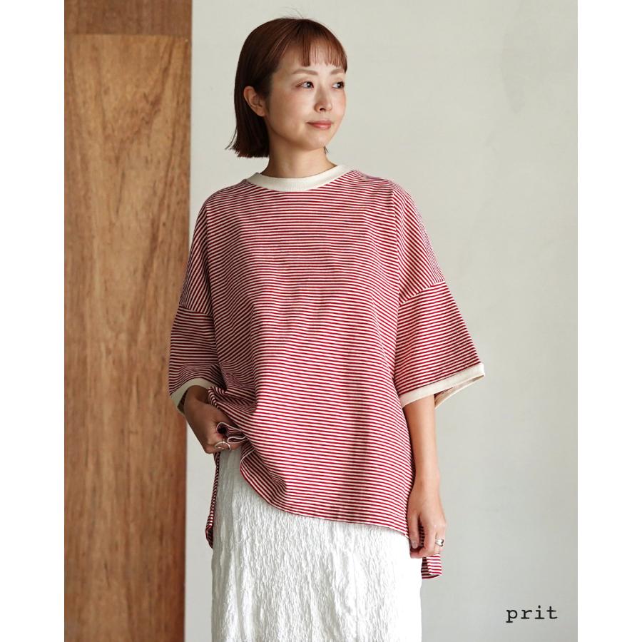 prit（プリット） 期間限定！ポイント10倍 prit 14/1空紡度詰天竺