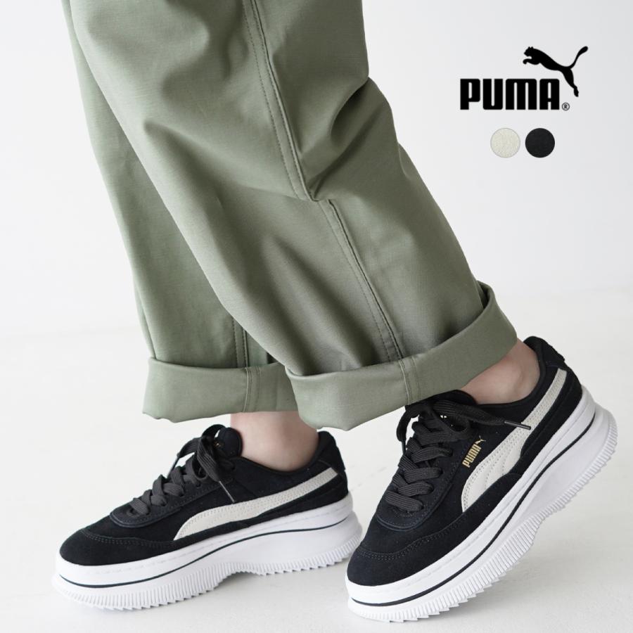超激安 プーマ Puma デバ スウェード Deva Suede 厚底 ローカットシューズ レースアップ スニーカー レディース 21春夏 希少 Cataractresearch Org