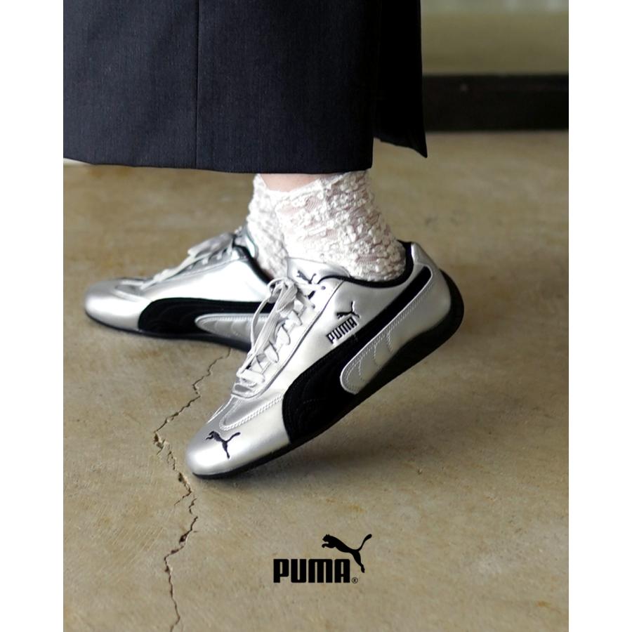 puma speedcat シルバー (403689-02) 24cm Speedcat Metallic Men's Sneakers | PUMA