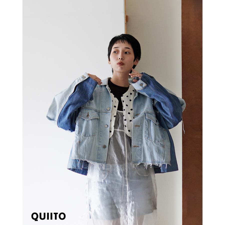 QUIITO デニムジャケット 期間限定ポイント15倍】キイト QUIITO デニムジャケット PT DENIM JK