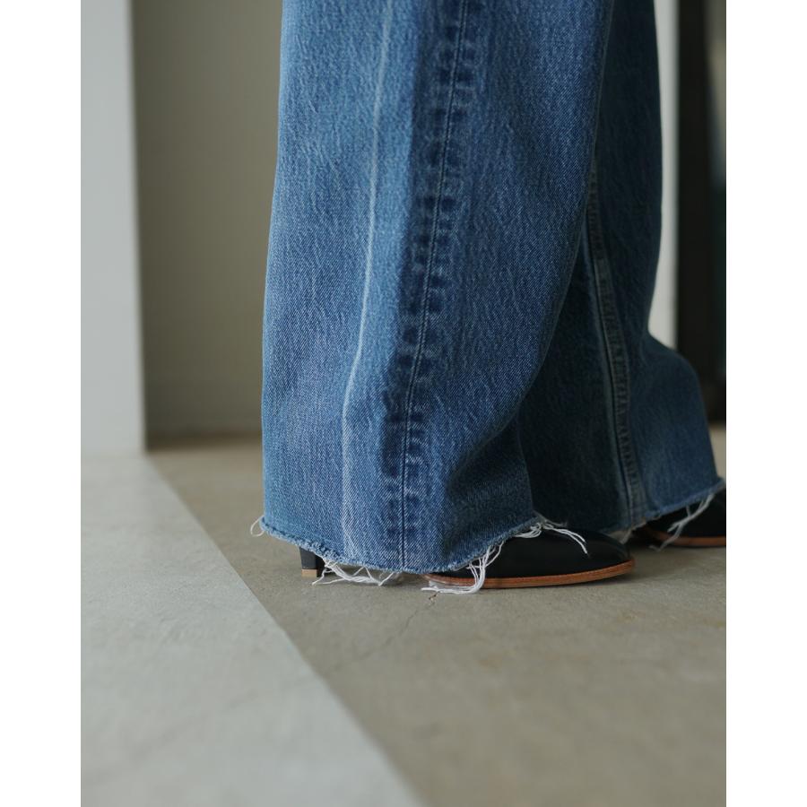 キイト QUIITO ダブルウエスト デニムパンツ レディース W WAIST