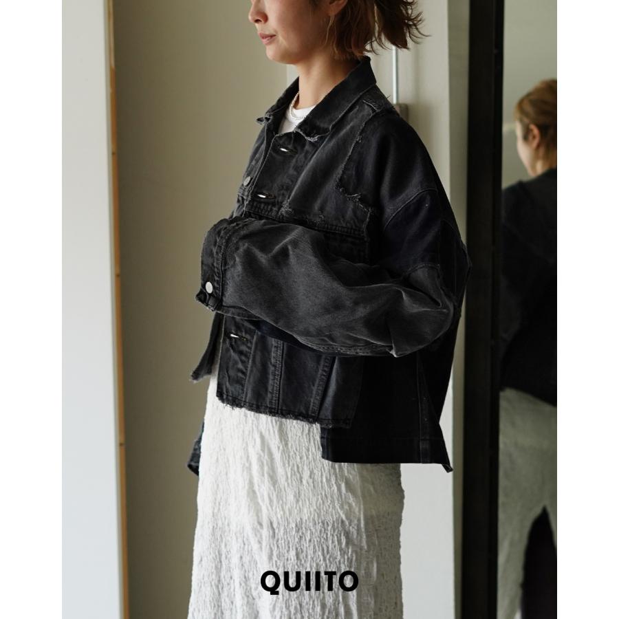 キイト QUIITO デニムジャケット PT デニム JK GR レディース DENIM