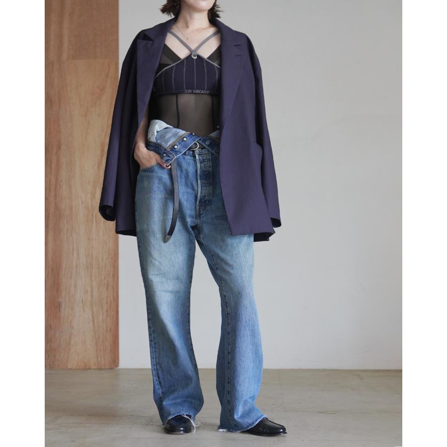 キイト QUIITO ダブル ウエスト デニムパンツ レディース W WAIST