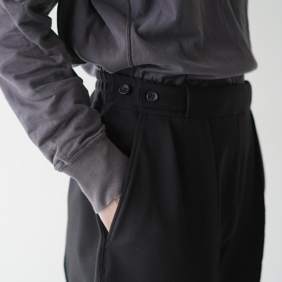 アウトレット レインメーカー RAINMAKER ポンチローマ プリーツ ワイド トラウザー PONTE ROMA PLEATED WIDE TROUSERS RM231-018｜crouka｜08