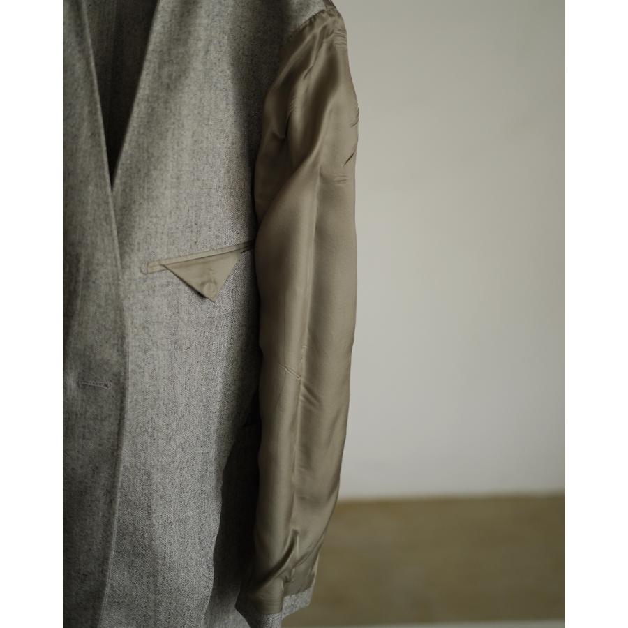 【極美品】RAINMAKER KYOTO ノーカラージャケット グレー RAINMAKER（レインメーカー） SALE！レインメーカー ジャケット ノー