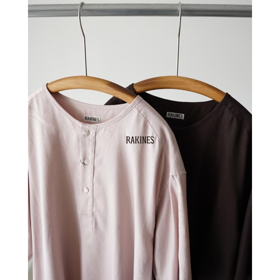 RAKINES（ラキネス） プルオーバーシャツ レーヨン×リネン