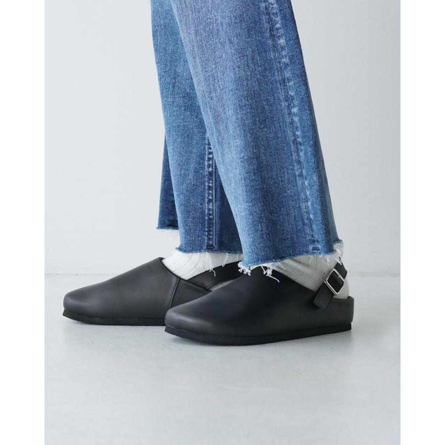 leather sling back shoes クロッグサンダル leather sling back shoes クロッグサンダル