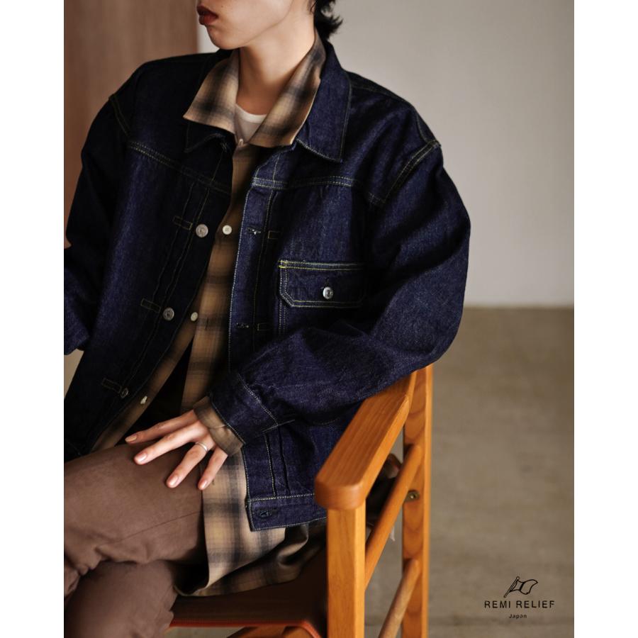 REMI RELIEF（レミ レリーフ） ジャケット 12oz セルビッジデニム 1st 