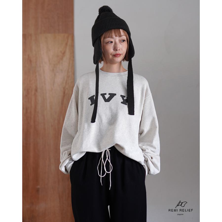 REMI RELIEF（レミ レリーフ） トレーナー SP加工 ロゴ スウェット New