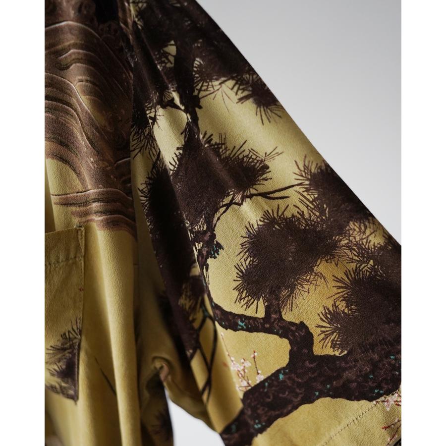 レミレリーフ REMI RELIEF シャツ 鶴柄アロハシャツ メンズ RN30389013 mcpn10の画像