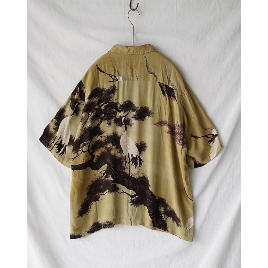 レミレリーフ REMI RELIEF シャツ 鶴柄アロハシャツ メンズ RN30389013 mcpn10の画像