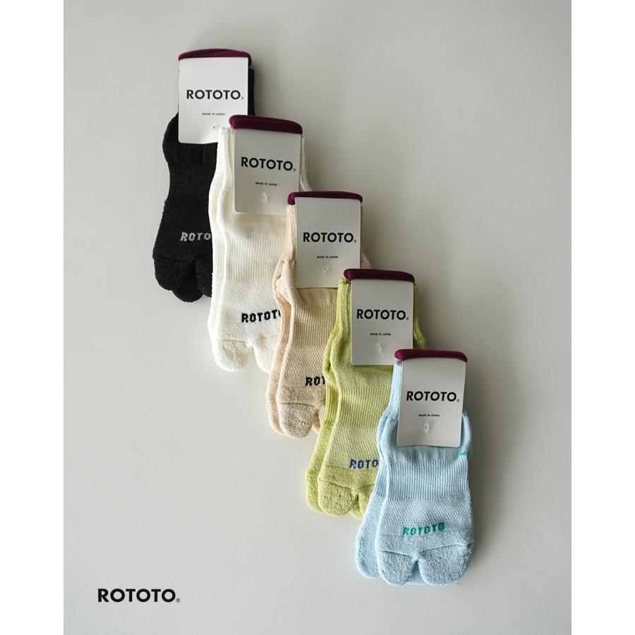 ROTOTO（ロトト） 靴下 和紙 足袋 パイル アンクルソックス ユニ