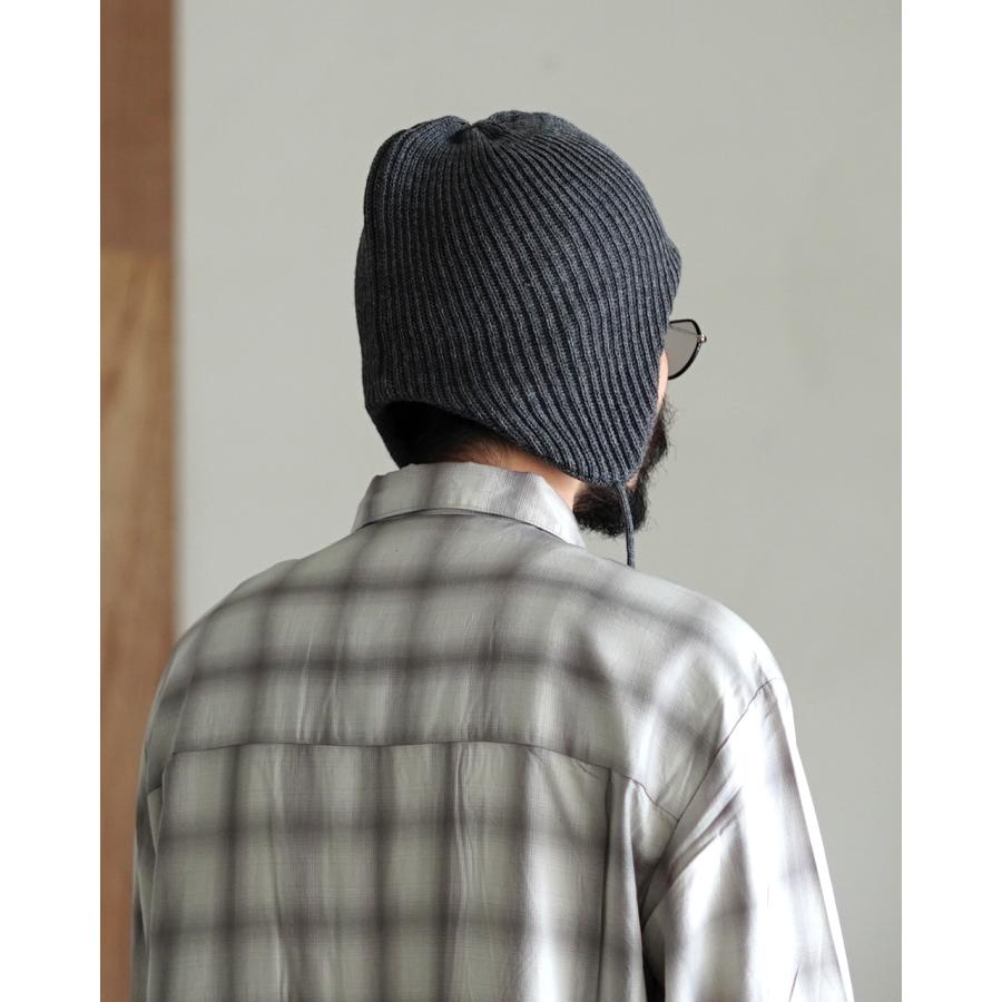 ROTOTO（ロトト） ニット帽 イヤーフラップビーニー EAR FLAP BEANIE