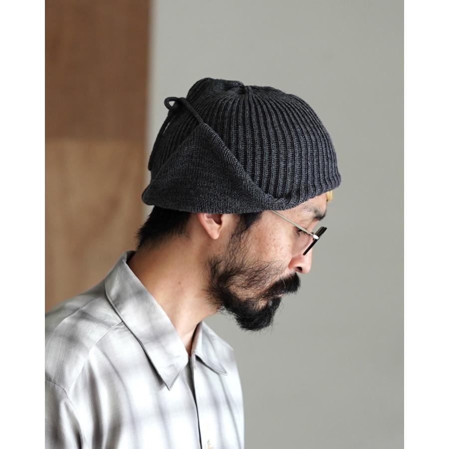 ROTOTO ロトト ニット帽 イヤーフラップビーニー ユニセックス EAR