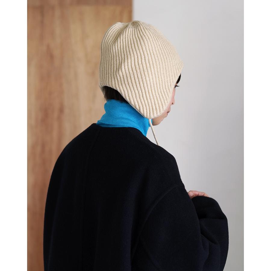 ROTOTO（ロトト） ニット帽 イヤーフラップビーニー EAR FLAP BEANIE