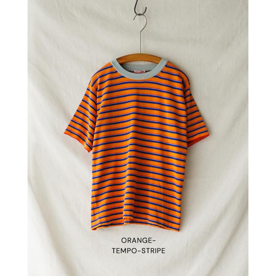 RYE TENDER ライテンダー Tシャツ・カットソー S オレンジ 【古着】【中古】【送料無料】 RYE TENDER（ライテンダー） センターティー Tシャツ サマーニット