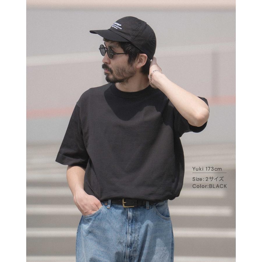 ライテンダー　ヘスターシャツ【黒】【サイズ２】半袖ニット SALE！ライテンダー RYE TENDER【Crouka別注】半袖ニット Tシャツ