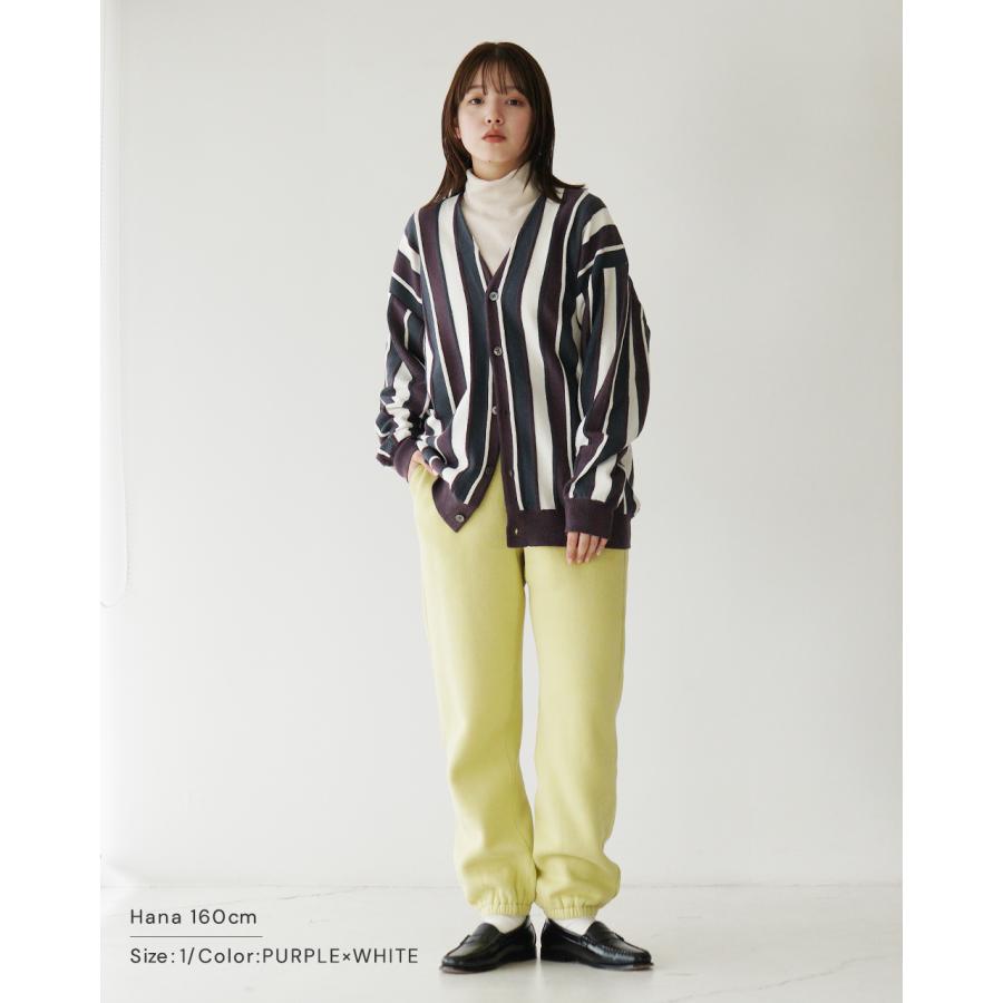 TENDER PERSON カーディガン STRIPE JACQUARD アウトレット ライテンダー RYETENDER カーディガン ストライプ リネン