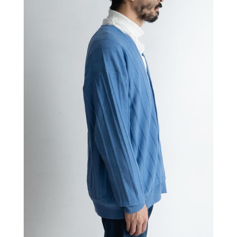 アウトレット ライテンダー RYETENDER カーディガン ストライプ リネン