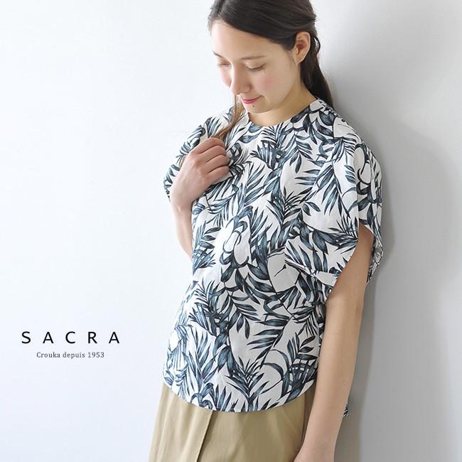 サクラ SACRA リーフプリント リネン ブラウス ・118108031 送料無料 :sacra-118108031:Crouka Yahoo!店  - 通販 - Yahoo!ショッピング