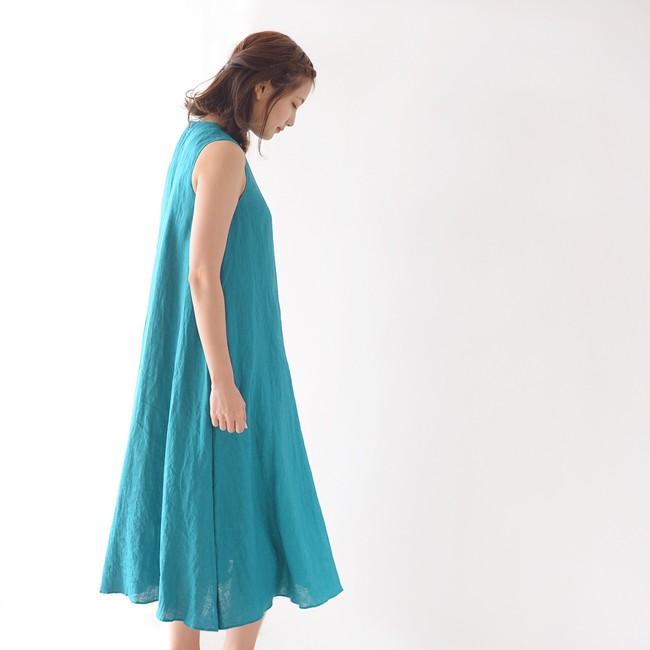 サクラ Sacra リネンポプリン ノースリーブ Aライン ロングワンピース 送料無料 Sacra Crouka Yahoo 店 通販 Yahoo ショッピング