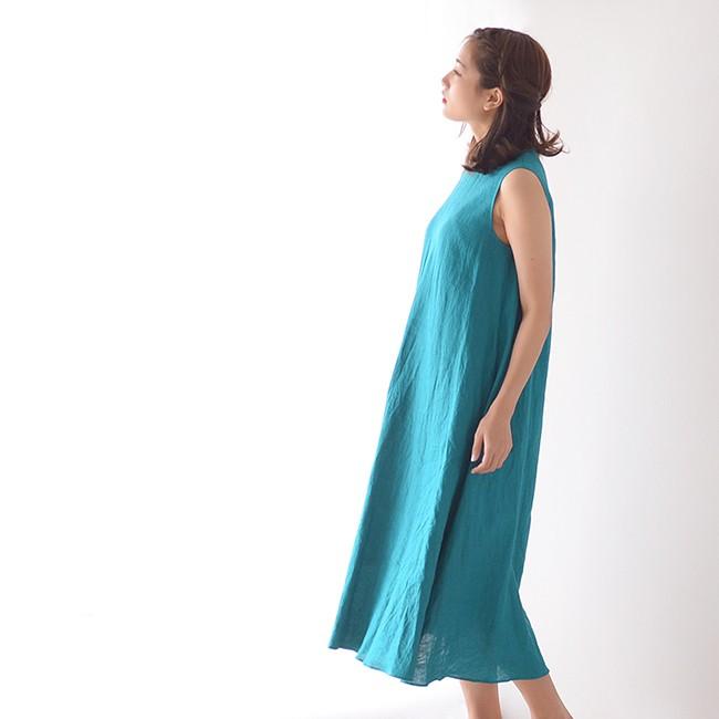 サクラ Sacra リネンポプリン ノースリーブ Aライン ロングワンピース 送料無料 Sacra Crouka Yahoo 店 通販 Yahoo ショッピング