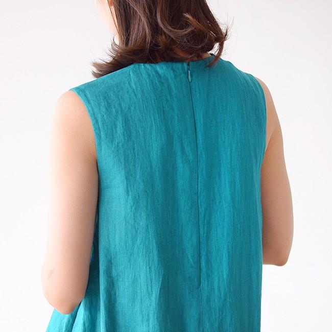 サクラ Sacra リネンポプリン ノースリーブ Aライン ロングワンピース 送料無料 Sacra Crouka Yahoo 店 通販 Yahoo ショッピング