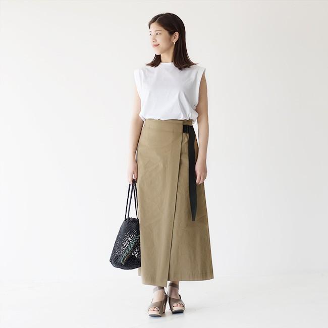サクラ Sacra リネン ビスコース ラップ スカート ロングスカート ロング丈 マキシ丈 ストレッチスカート 送料無料 Sacra Crouka Yahoo 店 通販 Yahoo ショッピング