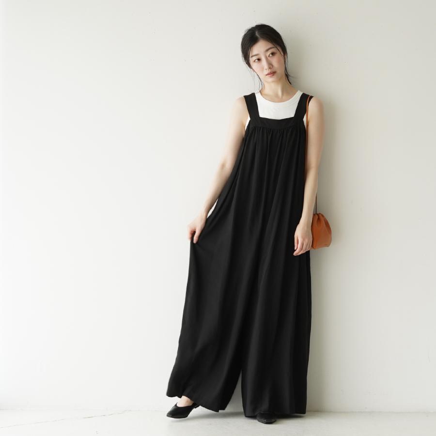 サクラ SACRA レーヨン シルク サロペット RAYON SILK SALOPETTE 